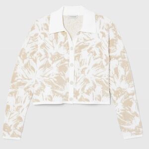 NWT Club Monaco Loop Jacquard Cardigan